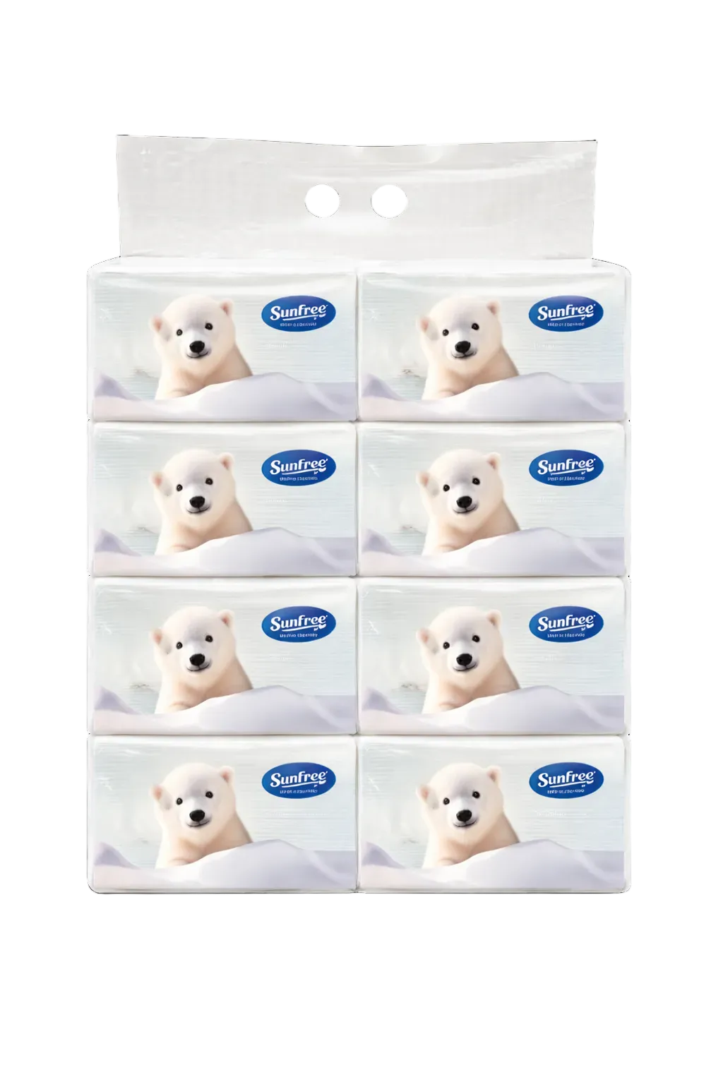 80 Sheets 4 Ply Tissues (8 x 80pcs)