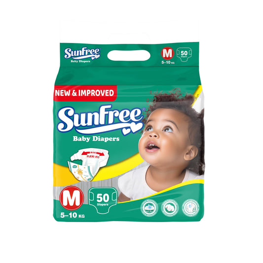 Sunfree Baby Diapers 50 Pack