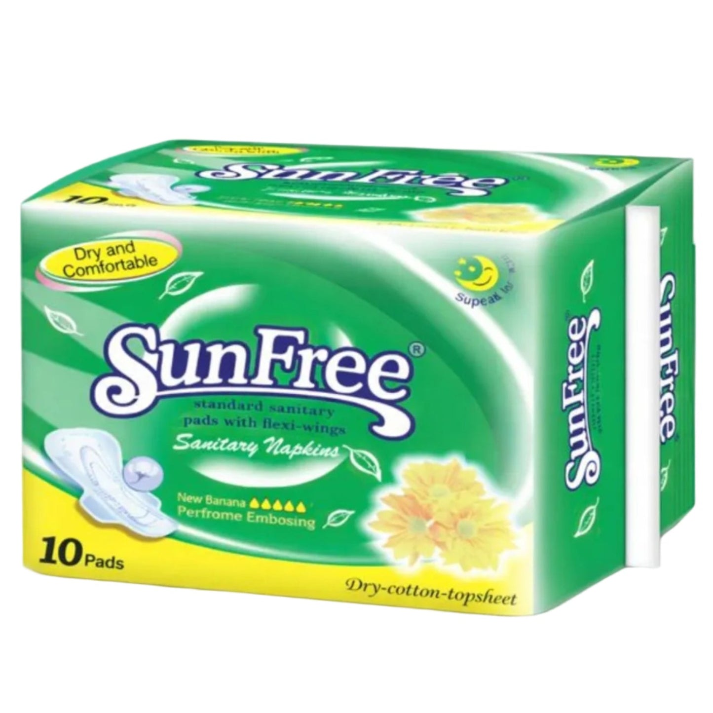 SUNFREE DRY COTTON PADS REGULAR 10S