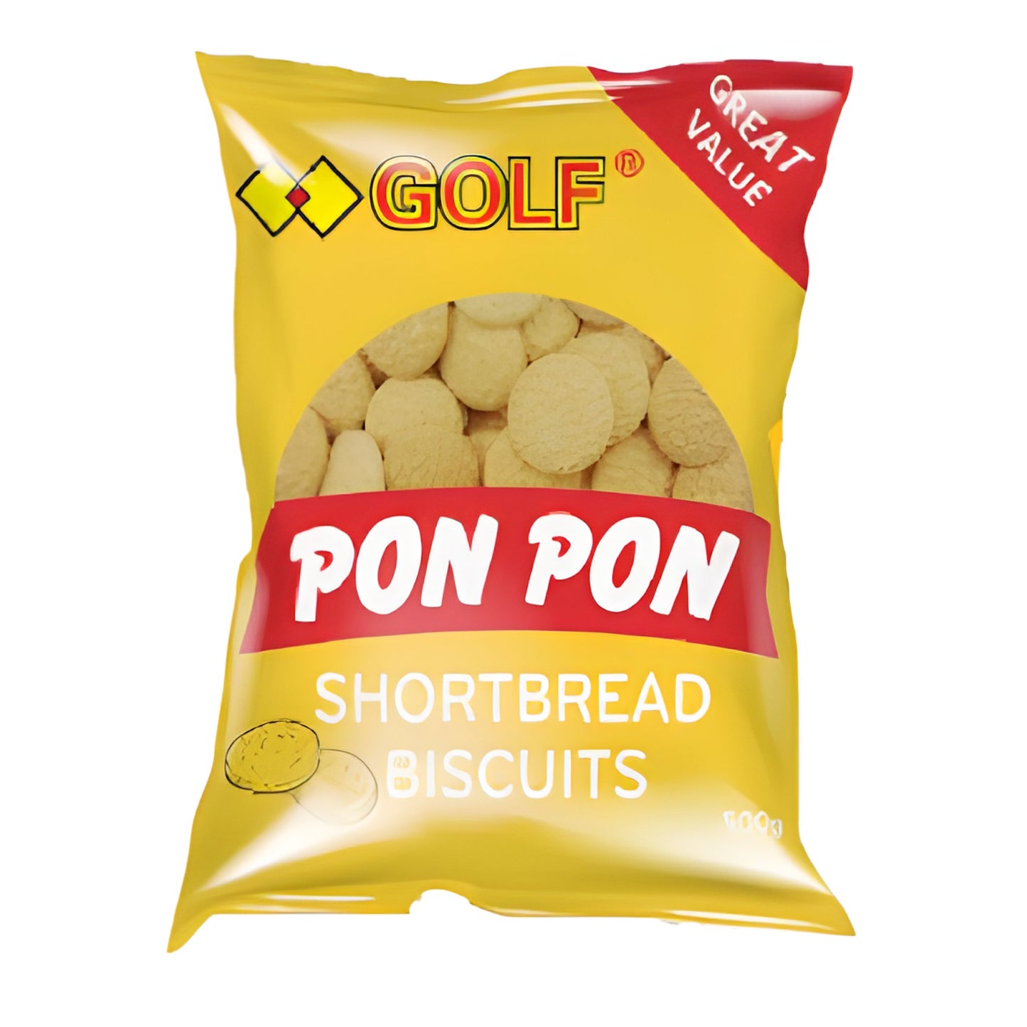 Golf Pon Pon Shortbread Biscuits 500g