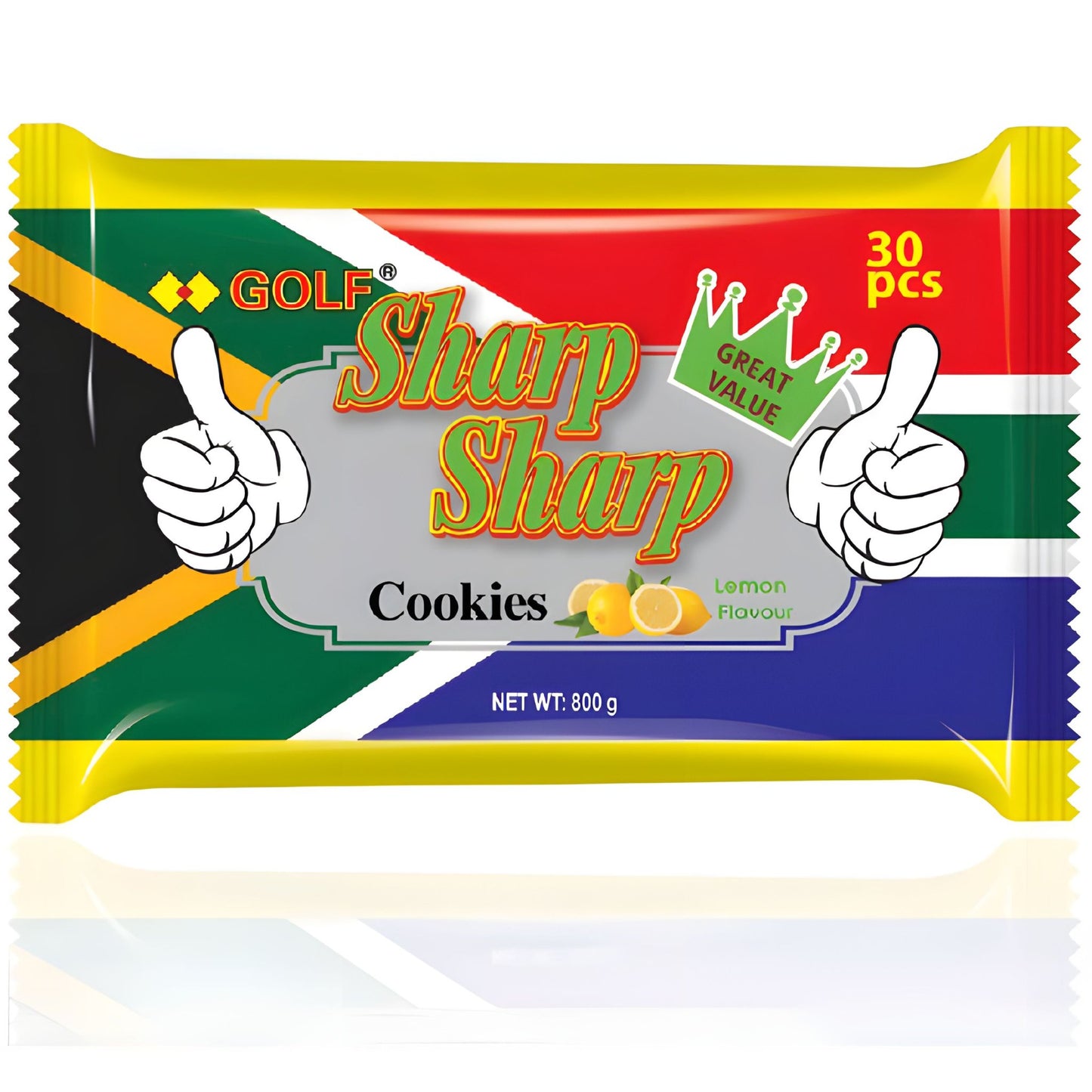 Golf Sharp Sharp Lemon Biscuits 800g