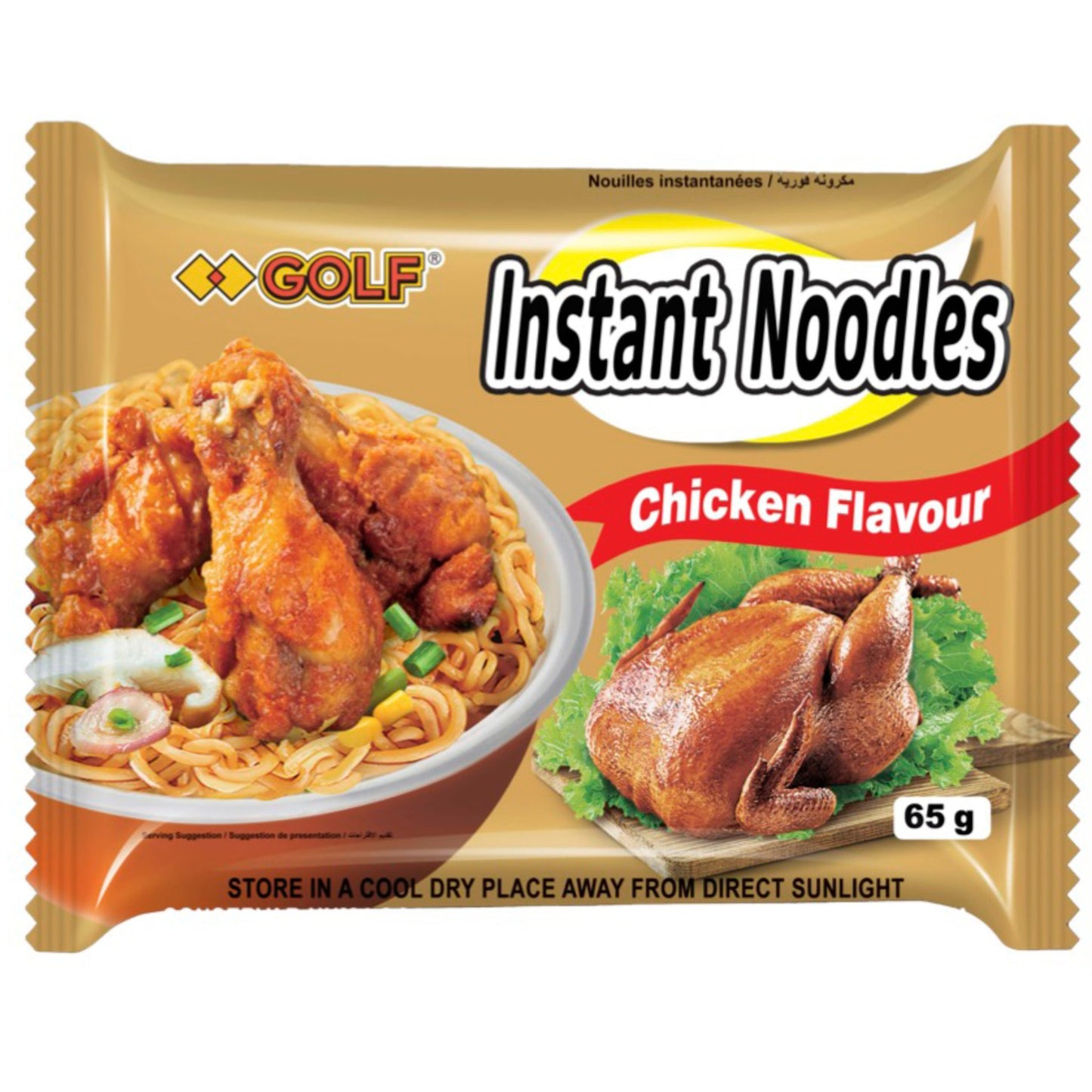 Golf instant noodles chicken flavour 5x65g