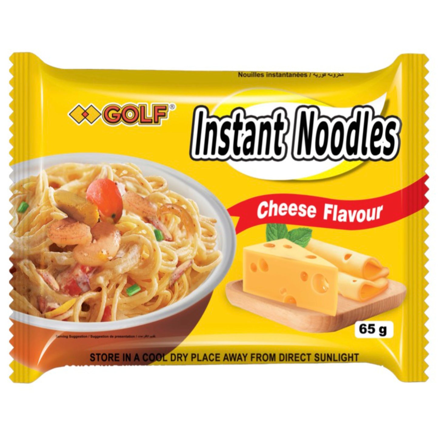 Golf instant noodles cheese flavour 5x65g