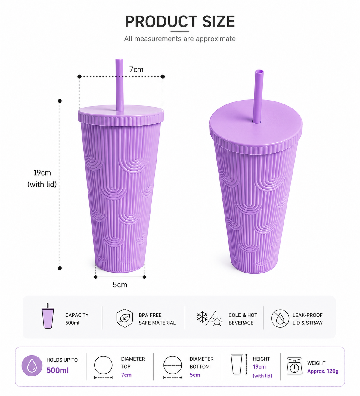 The Arc Deco Matte Tumbler Series