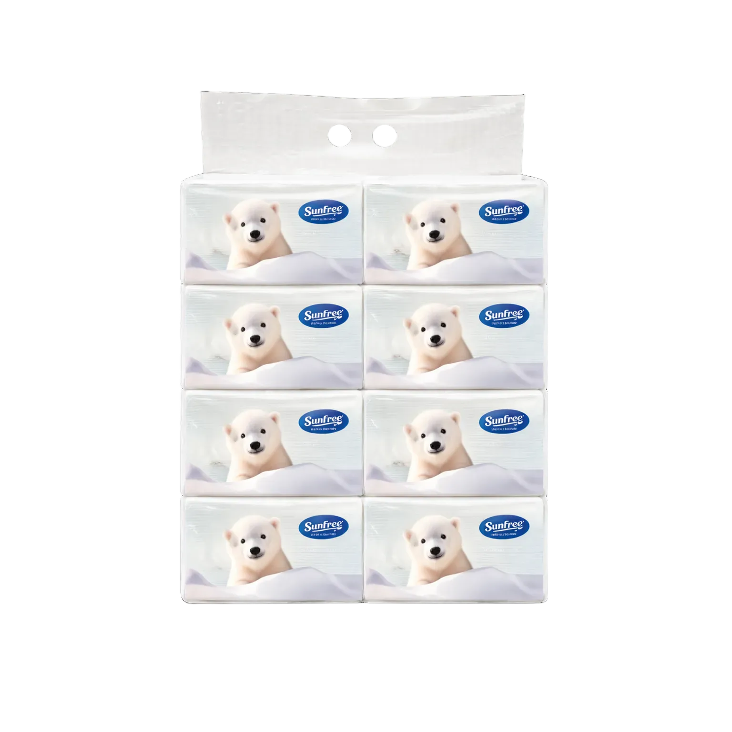 80 Sheets 4 Ply Tissues (8 x 80pcs)