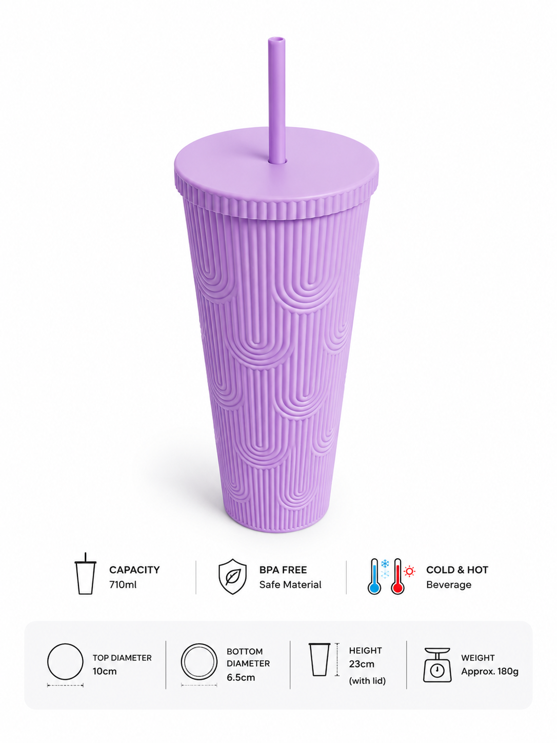 The Arc Deco Matte Tumbler Series