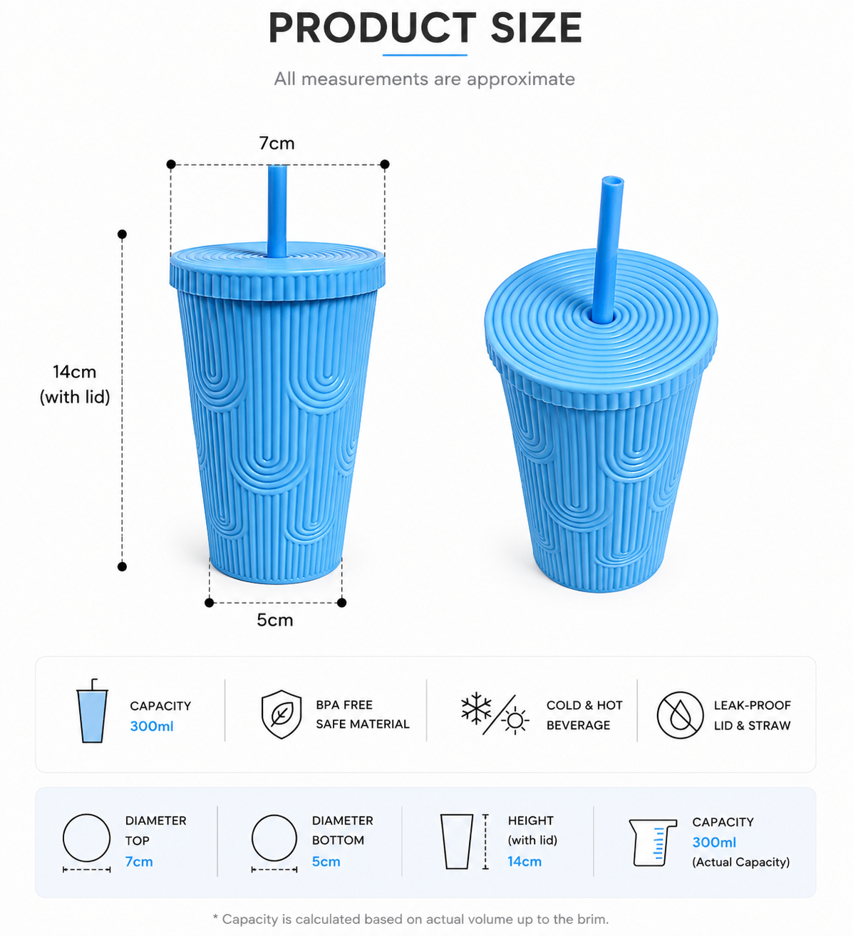 The Arc Deco Matte Tumbler Series