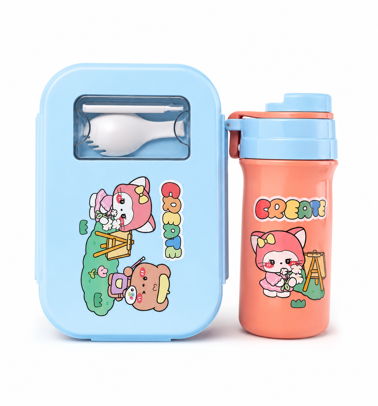 Kids Adventure Lunch Box & Bottle Set