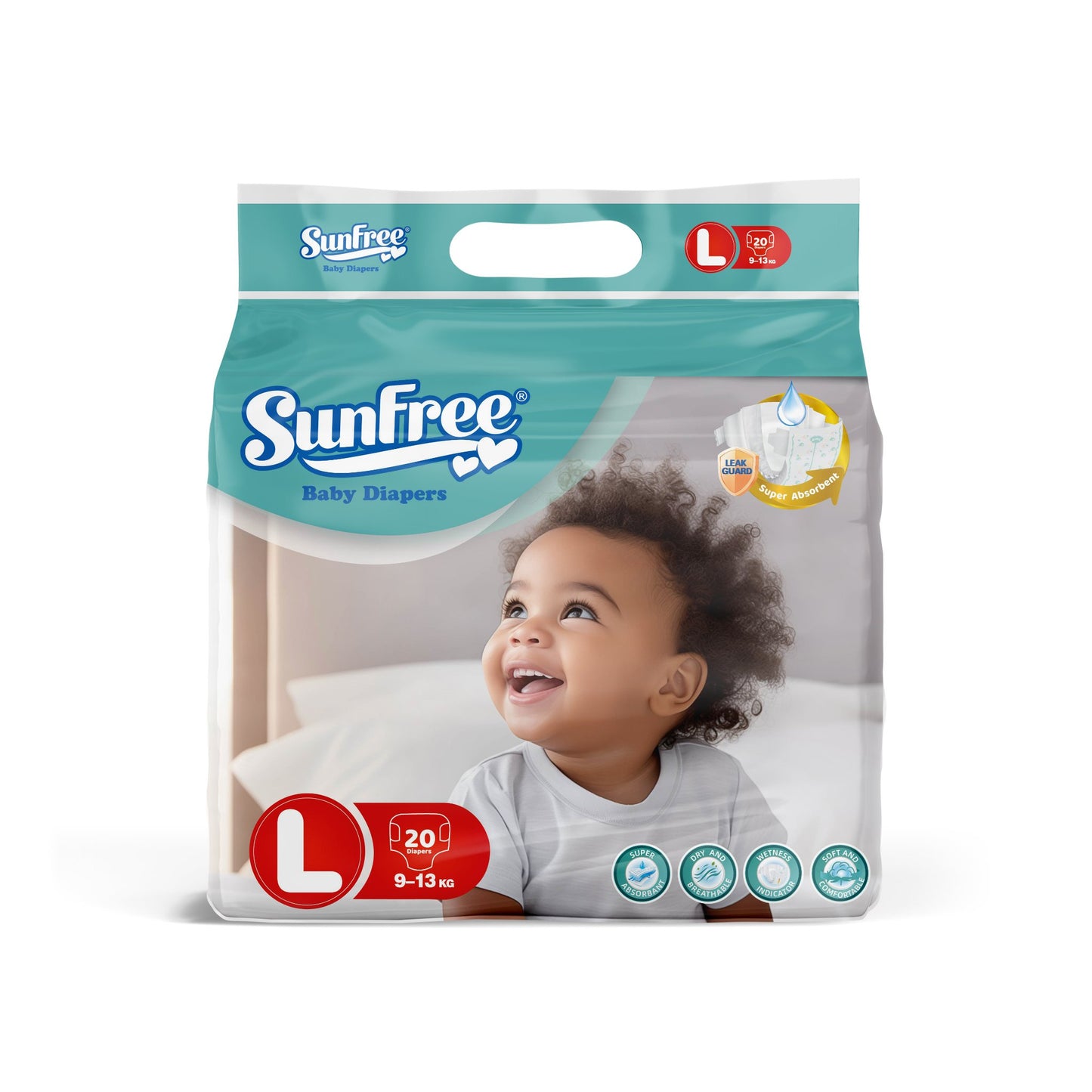 Sunfree Baby Diapers                20 Pack
