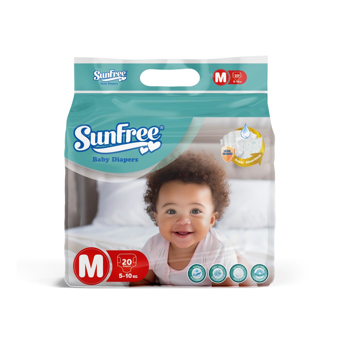 Sunfree Baby Diapers                20 Pack