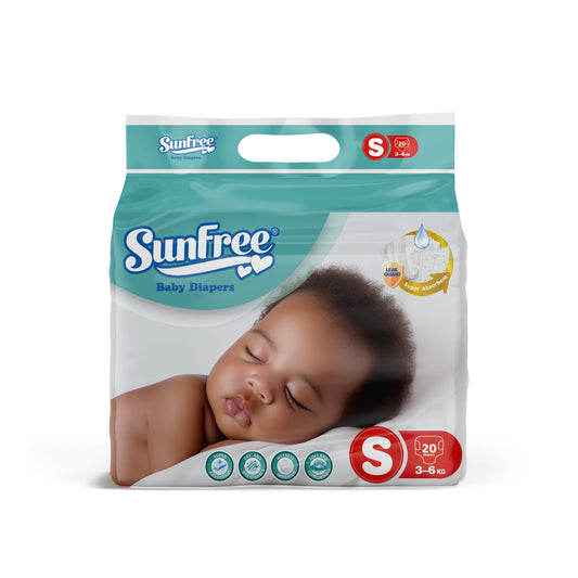 Sunfree Baby Diapers                20 Pack