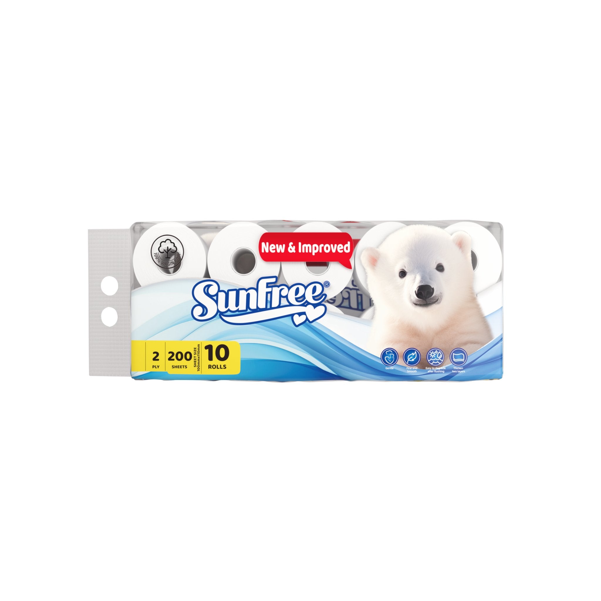 Sunfree 10's Toilet Paper – Sunfree Trading