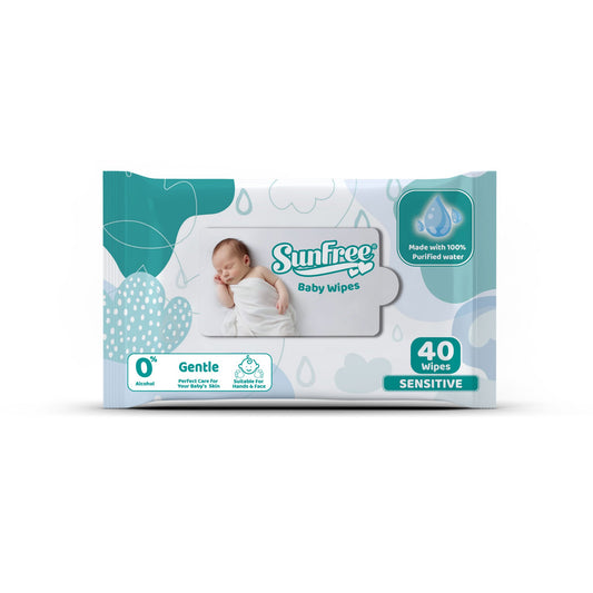 Sunfree Sensitive Baby Wipes 40's