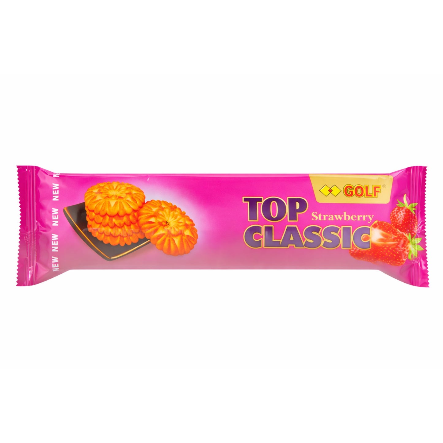 Golf Top Classic Biscuit Strawberry 125g