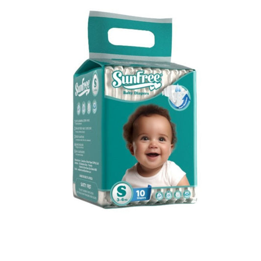 Sunfree Baby Diapers               10 Pack
